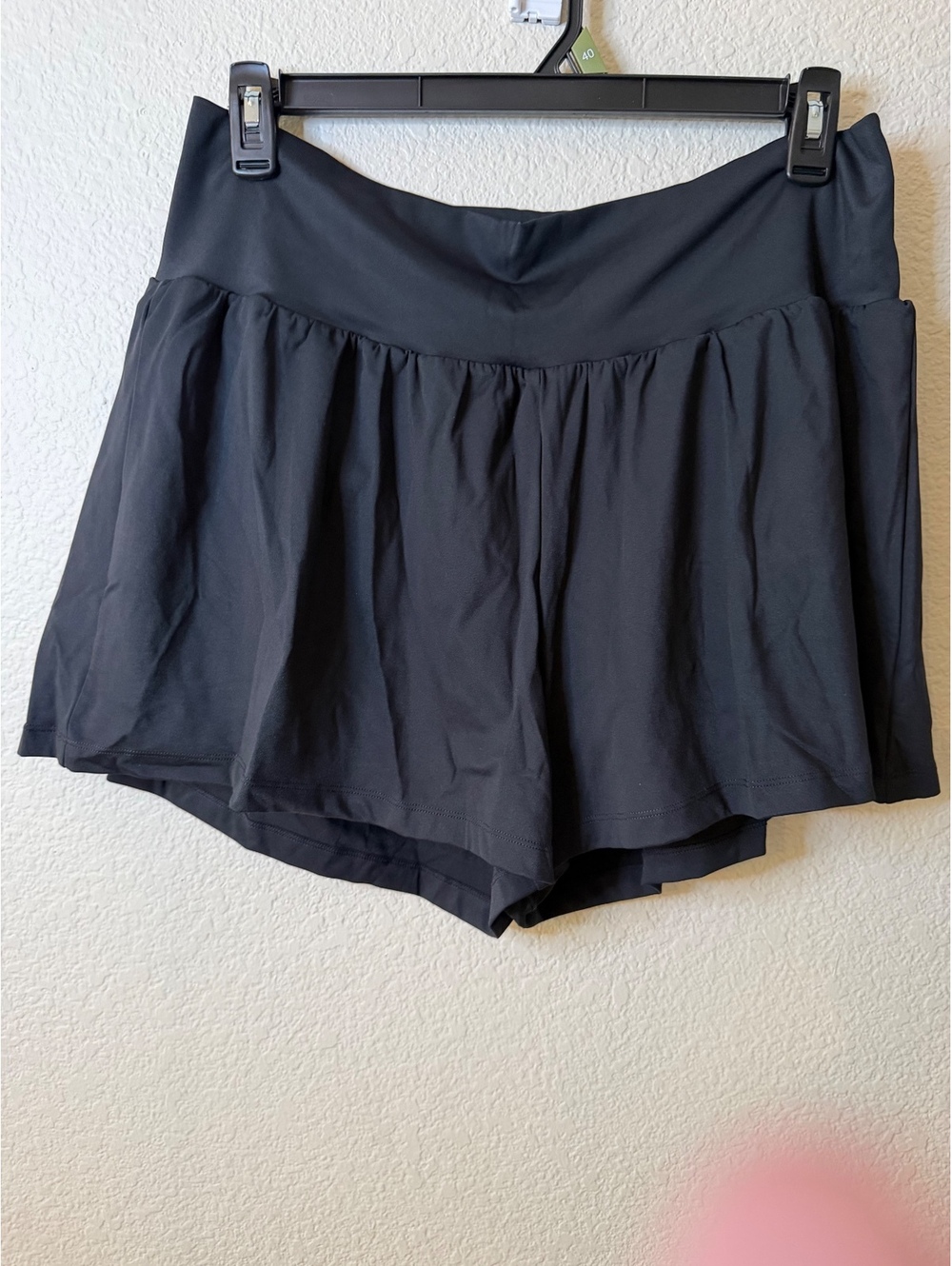 Halara 2XL Black 4” inseam Double Lined Shorts